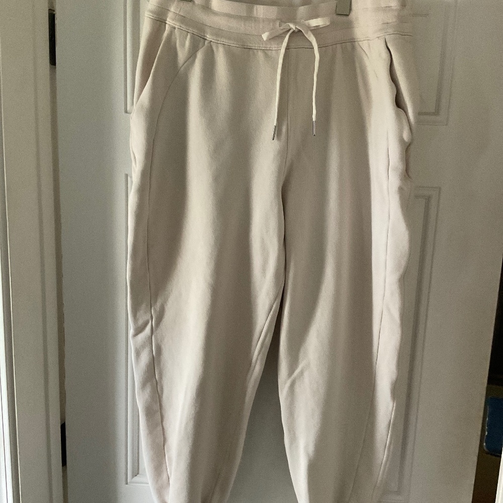 lululemon athletica Cream Track Joggers